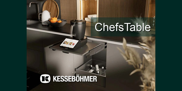 ChefsTable — революционный поворотный стол для современной кухни Kessebohmer в Казани